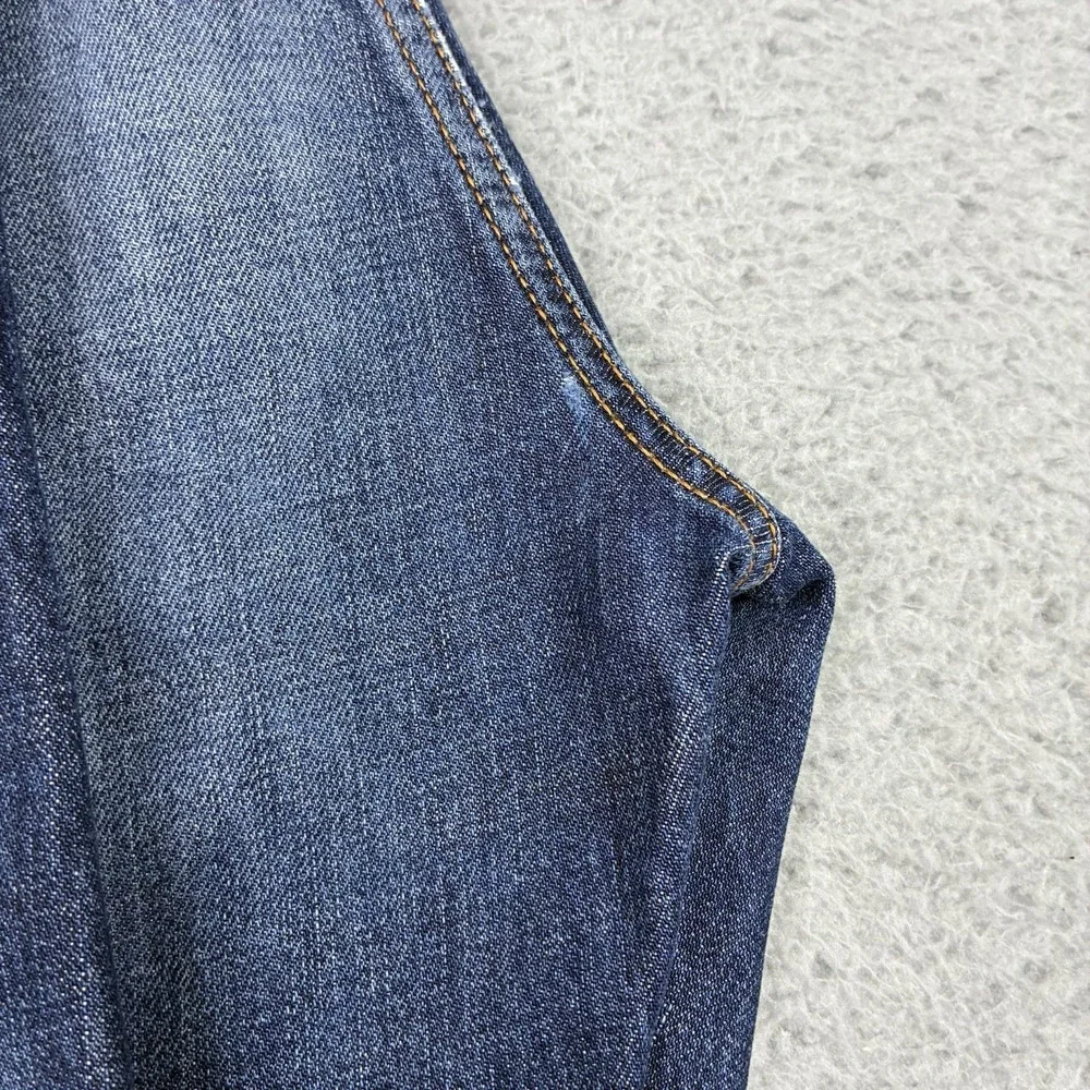 Jean Shop Denim Jeans Men's 28 (29x31) Blue Mick Selvedge Straight Distressed